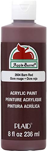 Apple Barrel Acrylic Paint in Assorted Colors (8 Ounce), K2604 Barn Red
