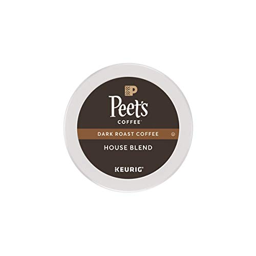 Peet’s Coffee House Blend K-Cup Coffee Pods for Keurig Brewers, Dark Roast, 10 Pods