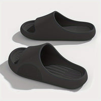 Mens Oversized Slippers - Ultra-Comfort Pillow Sole, Quik-Dry Eva, Odor-Eliminating - Versatile Beach to Home, Non-Slip Sandals