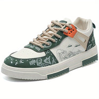 Men's Trendy Skate Shoes, Non-Slip Sneakers, Men's Footwear