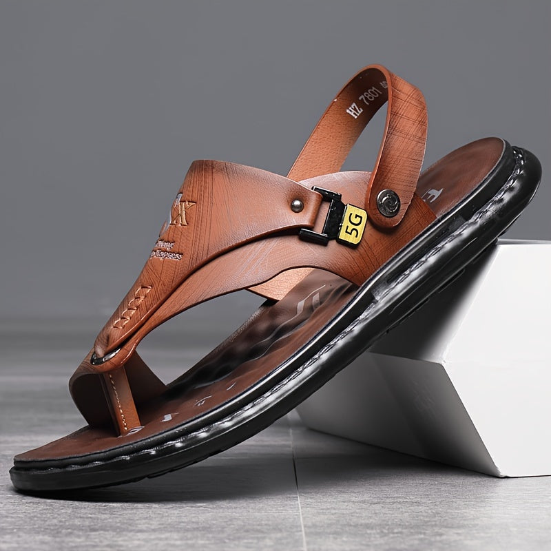 Men's Bunion Corrector Flip Flops, Quick-Drying Comfy Thong Sandals For Indoor Outdoor, Summer