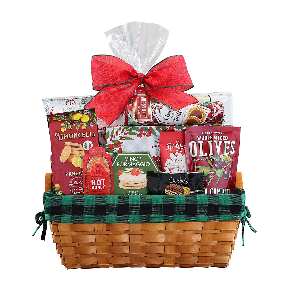 Gourmet Delight Gift Basket GREEN