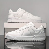 Men's Skate Shoes With Good Grip, Breathable Lace-up Sneakers, Men's Footwear