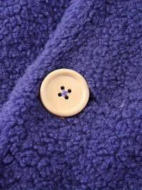 JOMAKE Girls' Winter Coat - Pastel Pink & Ombre Jacket with Button Front Closure, Soft Fleece-Lined Lapel Collar, Non-Stretchy Fabric for Everyday & Formal Events, Long Sleeve Casual Outerwear for School, Travel - Cute Korean