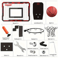 Indoor Basketball Hoop For Kids, Door Room Basketball Hoop, Mini Basketball Hoop With 2 Balls, Basketball Toys sea and beach accessories
