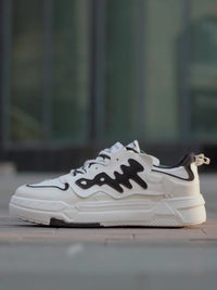 Men's Trendy Alphabets Decor Skate Shoes, Fashionable Non-Slip Sneakers, Men's Footwear