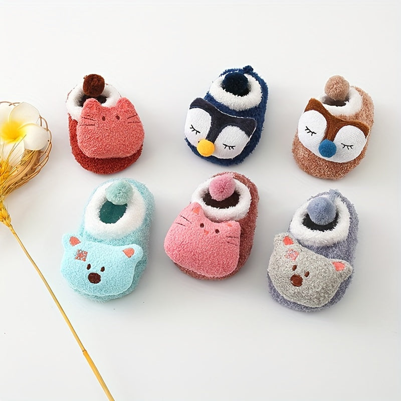 Girls Animal Cute Non-slip Socks