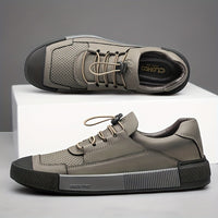 CLOHOO Brand Men'S Shoes with Rubber Soles, Stylish Sports Casual Shoes, Street-Style Skate Shoes, Popular New Breathable Soft-Soled Comfortable Men'S Shoes, Youth British Style Men'S Footwear.