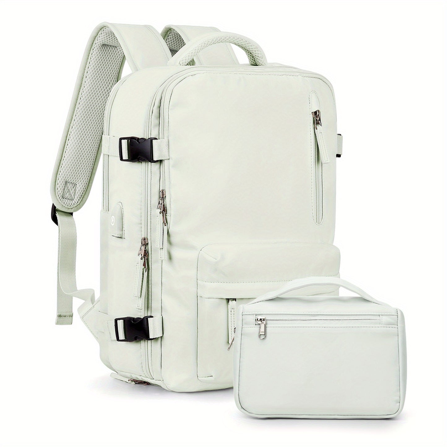Large Capacity Multifunctional Leisure Backpack for Travel, with Dry Wet Separation Layer and Independent Shoe Compartment, and Anti-Theft Zipper Pocket, Lightweight and Portable, Suitable for Trave