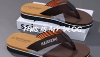 [New Style Men's Sandals] Summer New Style Men's Sandals | Wear-Resistant Beach Casual Slip-On Flip-Flops with Soft Sole for Outdoor Fashion