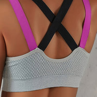 Summer Outer Wear Beautiful Back No Steel Ring Vest Type Sleep Sports Underwear Female Yoga Running Fitness Sports Bra Thin