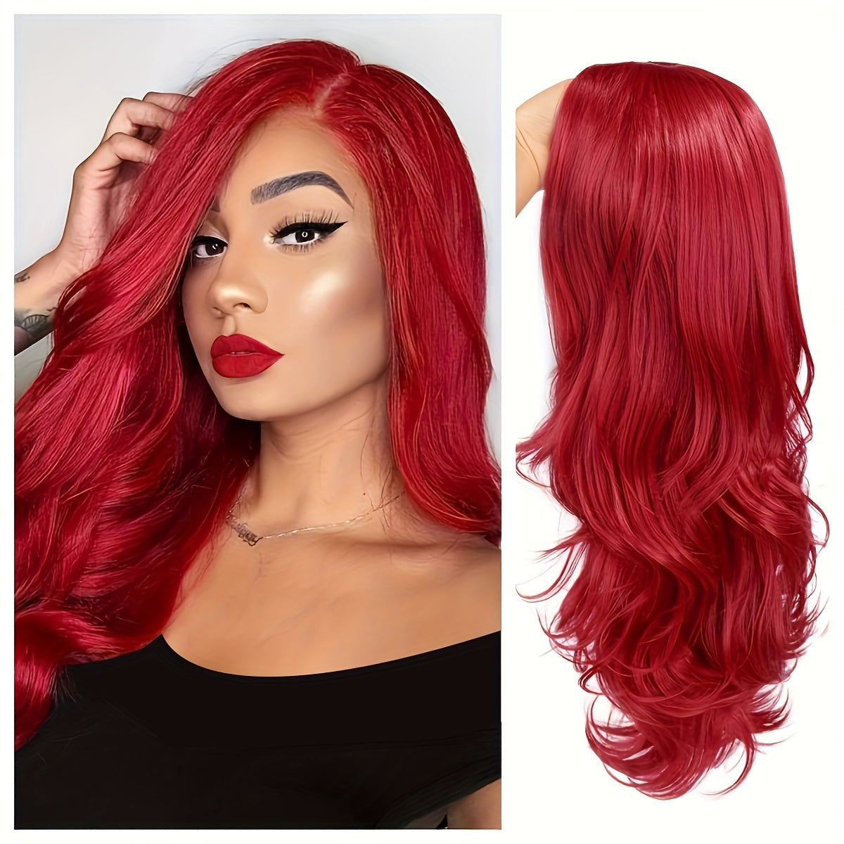 Long Wavy Wig Ombre Bluish Green Wigs Long Curly Ombre Color Hair Wigs Middle Part Synthetic Mermaid Green Wigs For Women Daily Party Cosplay