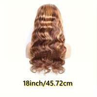 250% Density Ultra-Lush Honey Blonde Body Wave Wig - 13x6x1 T-Part Remy Human Hair with Pre-Plucked Natural Hairline & Baby Hair