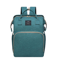 Lamroro Moire Diaper Bag Backpack, Soft Shell, Multifunctional, Large Capacity, Travel Backpack with Changing Station, Sunshade, Breathable Mosquito Net, Zipper Closure, Mixed Color, Polyester Fiber, with Utility Pocket, for