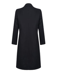 Double Breasted Simple Trench Coat, Casual Long Sleeve Outerwear, Women's Clothing