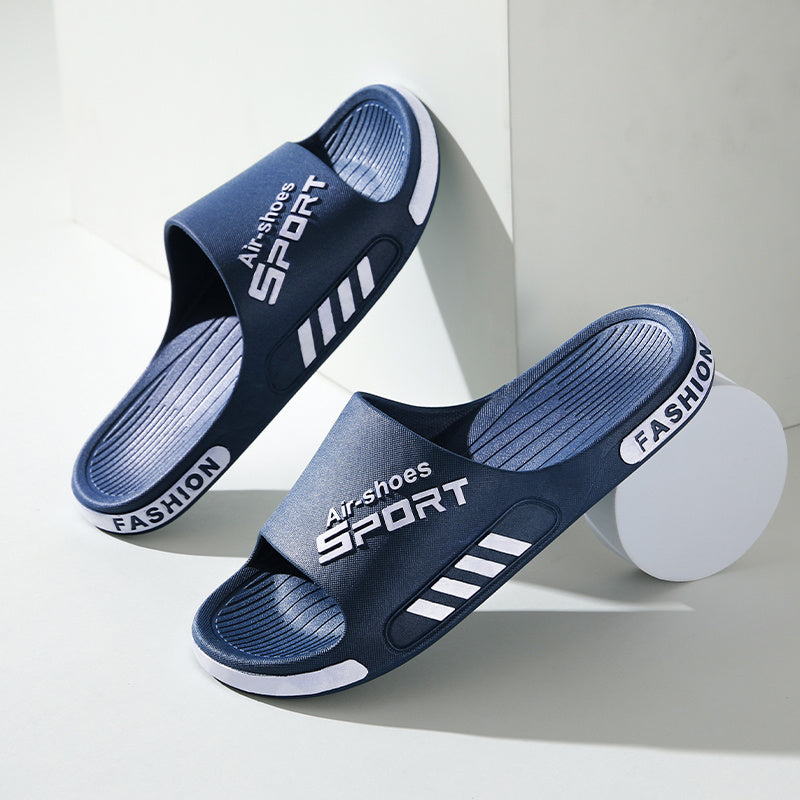 Men'S Casual Summer PVC Slippers - Non-Slip, Wear-Resistant Sole, Comfortable Slip-On Sandals for Outdoor & Indoor Use, Outdoor Footwear | Casual Slipon Shoes | PVC Upper Sandalssuitable for Men & Women
