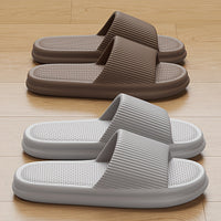 Comfortable EVA Soft Soled Slippers, Non-slip Couple Indoor Home Shower Sandals for Men and Women, Easy to Clean Flip Flops