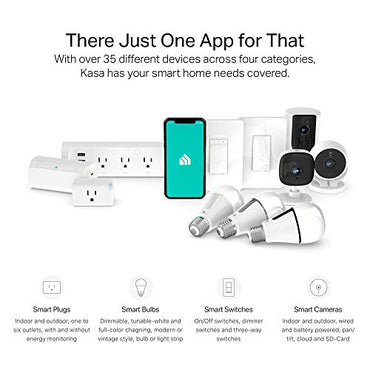 Kasa Smart Plug Power Strip KP303, Surge Protector with 3 Individually Controlled Smart Outlets and 2 USB Ports, Works with Alexa & Google Home, No Hub Required , White