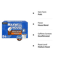 Maxwell House House Blend Medium Roast K-Cup Coffee Pods (84 ct Box)