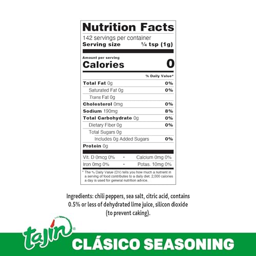 Tajín Clásico Chile Lime Seasoning 5 oz (Pack of 3)