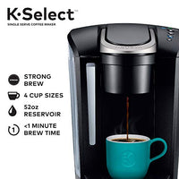 Keurig K-Select Single-Serve K-Cup Pod Coffee Maker, Matte Black