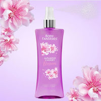 Body Fantasies Signature Fragrance Body Spray, Japanese Cherry Blossom, 8 Fluid Ounce, RED,Parfums De Coeur