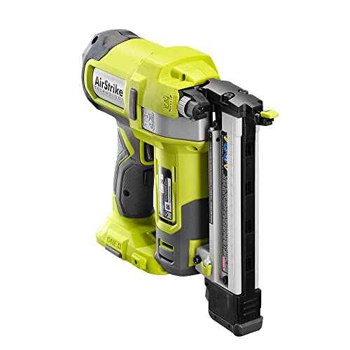 RYOBI ONE+ 18-Gauge Cordless AirStrike Narrow Crown Stapler P361 Green