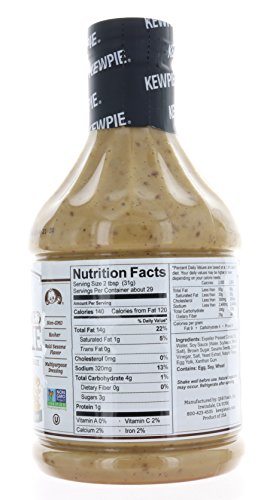 Kewpie Creamy Deep Roasted Sesame Dressing & Marinade, 30 Fluid Ounce (2 Pack)