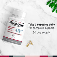 Penetrex Joint, Muscle & Nerve Support Supplement – Comfort in 5 Days with Advanced Boswellia Serrata Extract, Vitamin C, B, D & Magnesium Glycinate - 60 Fast-Acting Neuropathy Supplement Capsules