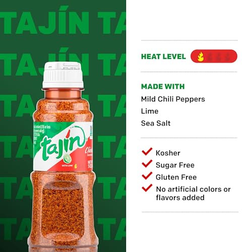 Tajín Clásico Chile Lime Seasoning 5 oz (Pack of 3)