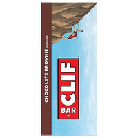 CLIF BAR - Chocolate Brownie Flavor - Made with Organic Oats - 10g Protein - Non-GMO - Plant Based - Energy Bars - 2.4 oz. (12 Pack)