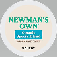 Newman's Own Organics Special Blend Keurig Single-Serve K-Cup Pods, Medium Roast Coffee, 96 Count (4 Packs of 24)