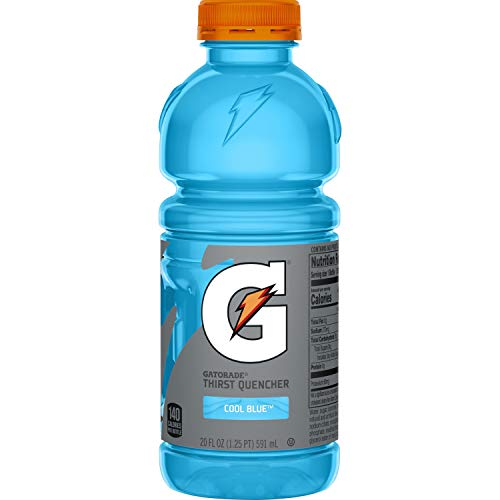 Gatorade Thirst Quencher Cool Blue, 20 Fl Oz Bottles, 8 Pack