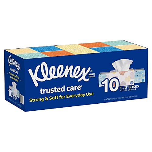 Kleenex 2-Ply White Facial Tissue,230 Count (Pack of 10)