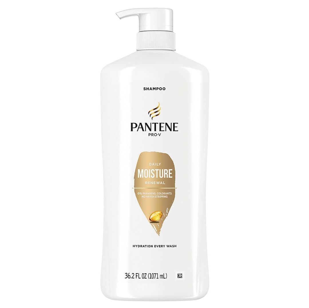 Pantene Pro-V Daily Moisture Renewal Shampoo, 36.2 oz (Pack of 2)
