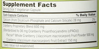 trunature Cranberry 650 mg, 140 Vegetarian Capsules