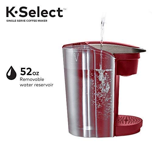 Keurig K-Select Single-Serve K-Cup Pod Coffee Maker, Vintage Red