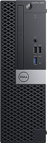 Dell Optiplex 5060 Desktop Computer | Hexa Core Intel i5 (3.2) | 32GB DDR4 RAM | 1TB SSD Solid State | Windows 11 Professional | Home or Office PC (Renewed), Black