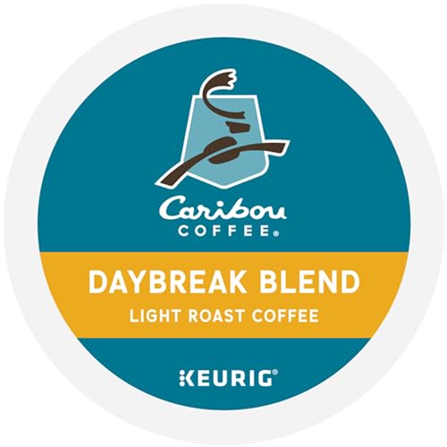 Caribou Coffee Daybreak Morning Blend, Keurig Single-Serve K-Cup Pods, Light Roast, 96 Count (4 Packs of 24)