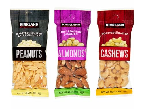 Kirkland Signature Snacking Nuts, Variety Pack, 1.6 oz, 30-count