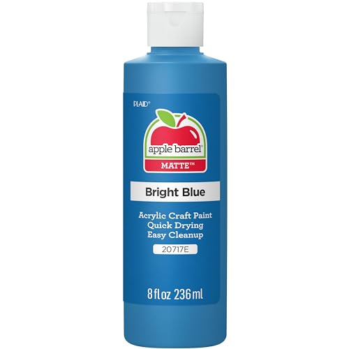 Apple Barrel Acrylic Paint (8 Ounce), Bright Blue, 8 oz, 8 Fl Oz