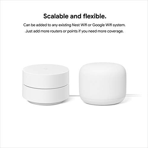 Google Nest WiFi Router fashion Mesh AC2200 (2 Routers)