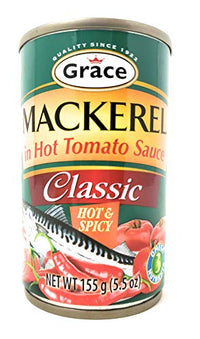 Grace Mackerel in Tomato Sauce 10 Pack (Hot & Spicy)