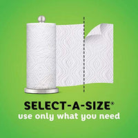 Bounty Select-A-Size Paper Towels, White, Big Rolls, 6 Count of 74 Sheets Per Roll, 6 Count (Pack of 1)