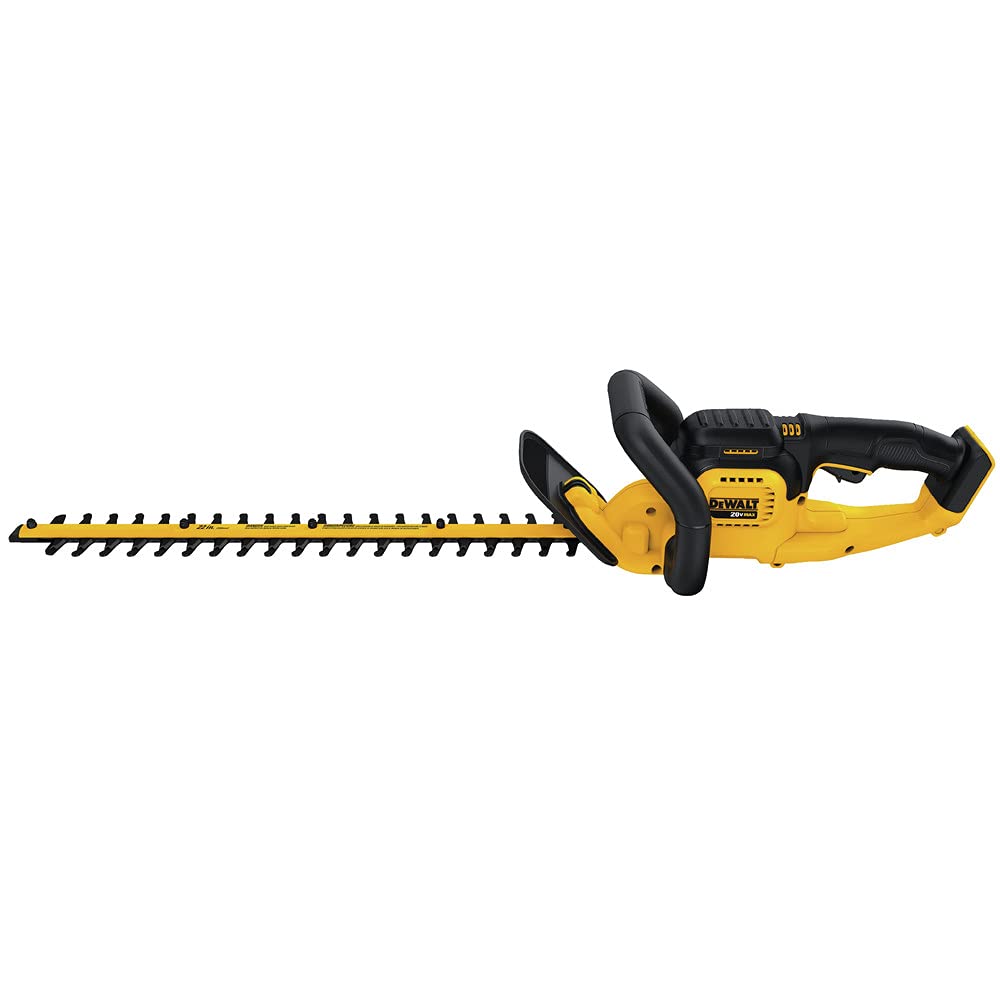 DEWALT 20V* MAX Cordless Hedge Trimmer, 22 Inches, Tool Only (DCHT820B)