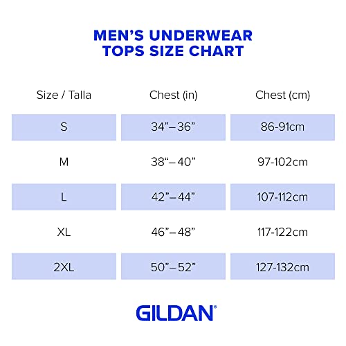 Gildan Men's G830 Moisture-Wicking T-Shirt - 50/50 Cotton Polyester, X-Large White