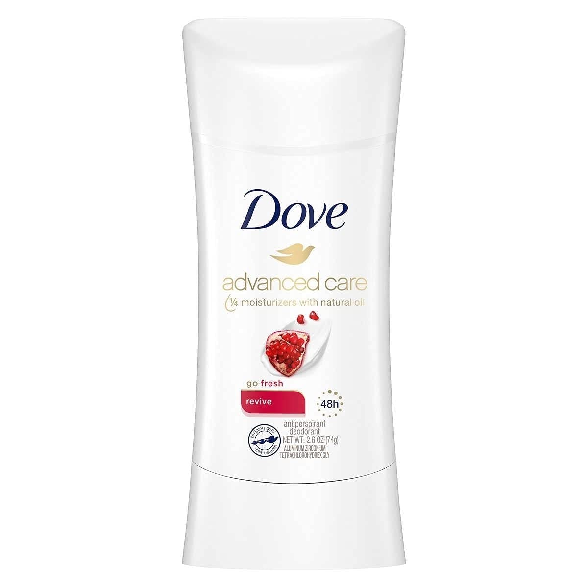 Dove Advanced Care Antiperspirant, 2.6 Ounce (Pack of 4)