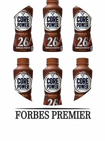 Fairlife Core Power High Protein Milk Shake, Natural Flavor Ready to Drink Protein Shake, The best Chocolate Protein Shakes,14 fl oz , 26gm (Chocolate flavor, Pack of 6 Bottles) protein, fairlife chocolate milk,