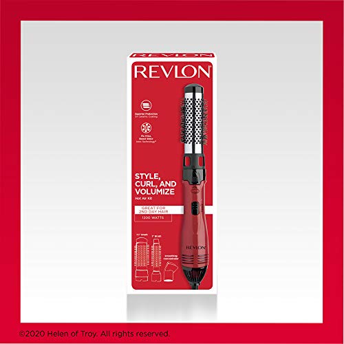 Revlon 1200W Perfect Style Hot Air Kit | Style, Curl, and Volumize, 3 Piece Set