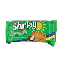Wibisco Shirley Biscuits Mixed Flavor (4 Packs of 3.7oz Each, 2 Original 2 Coconut)